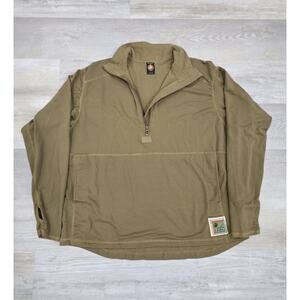 USMC FROG FR Fire Resistant Polartec Grid Fleece 1/2 Zip Mens XL Coyote Peckham